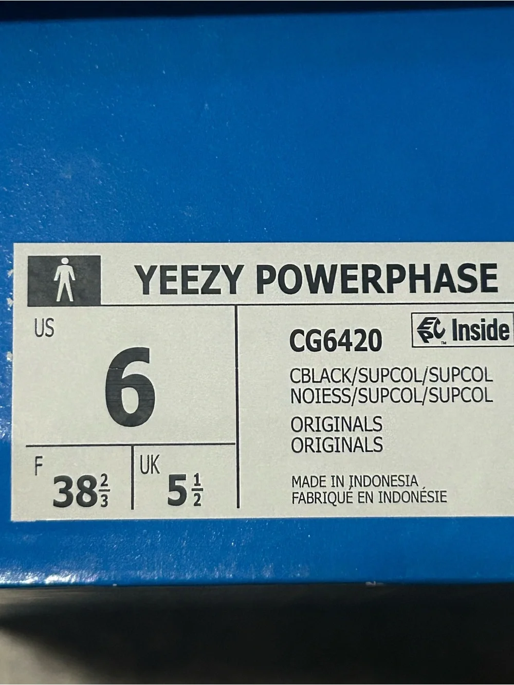 Yeezy Powerphase Low-Top Sneakers - Black